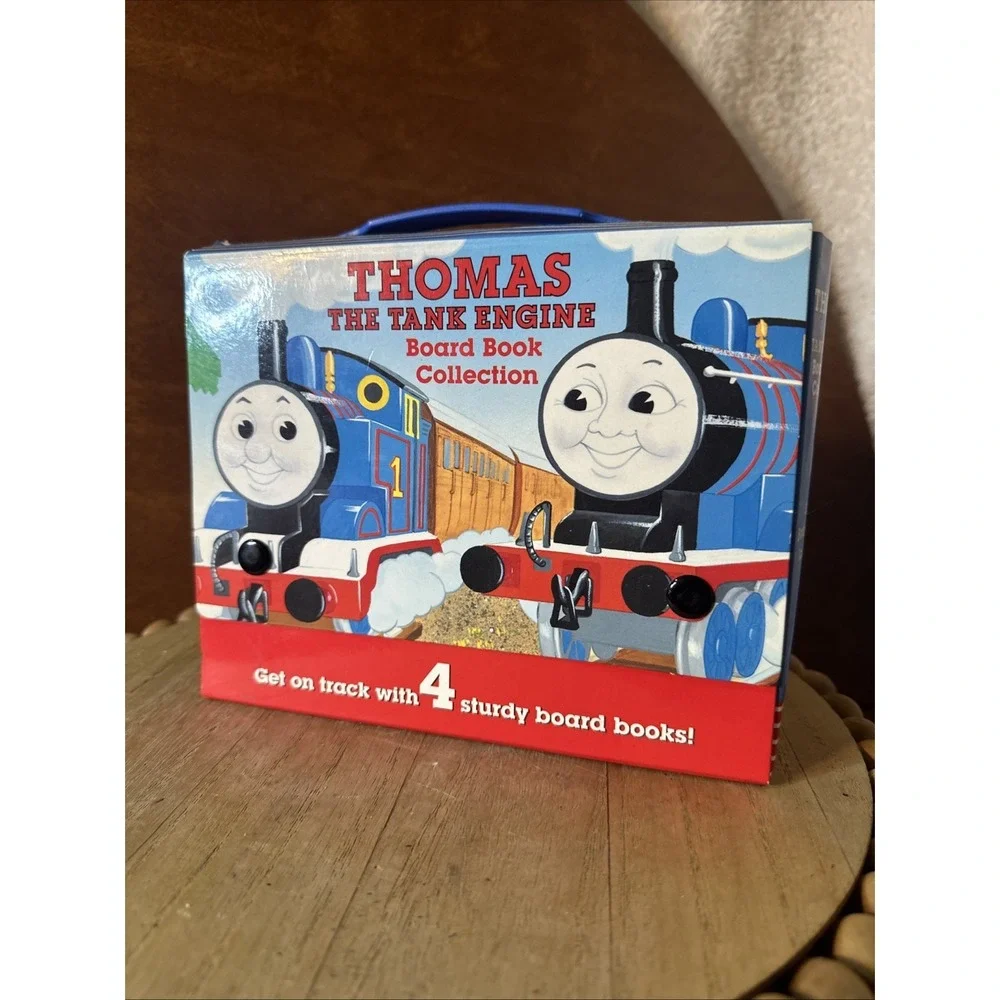 Thomas Tank Engine Sturdy Board Book Collection 1998 Boxed Set Of 4 Preowned